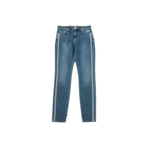 MSGM Синие Женские Джинсы