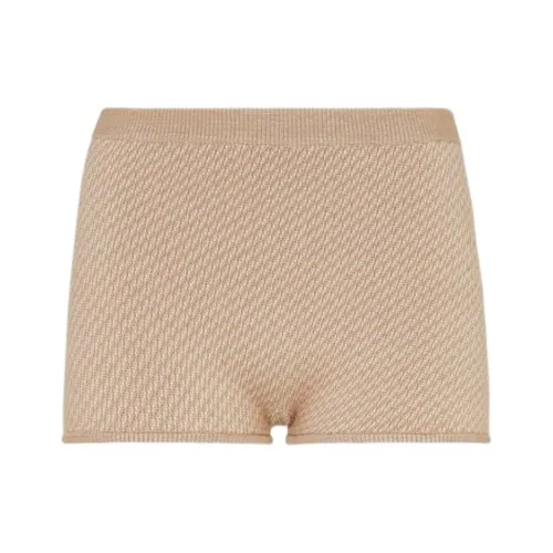 FENDI Повседневные шорты Женские Коричневый