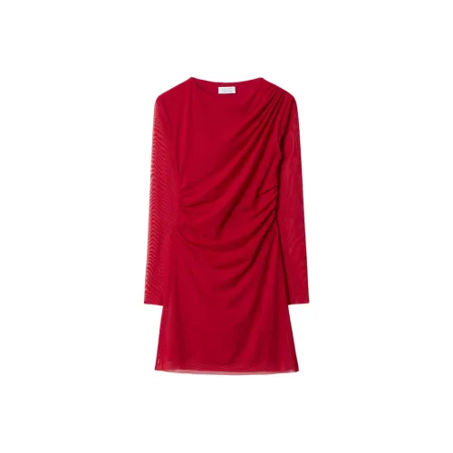 Other Stories Длинное платье с длинными рукавами женское красное