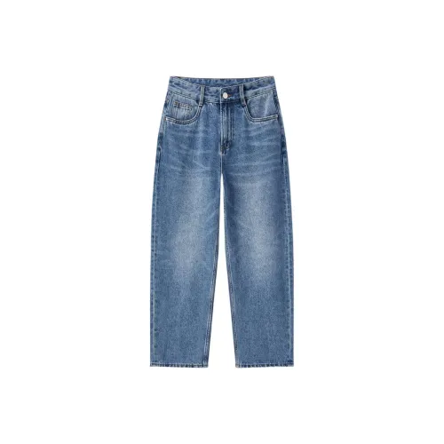 EICHITOO Джинсы Женские Деним Синий