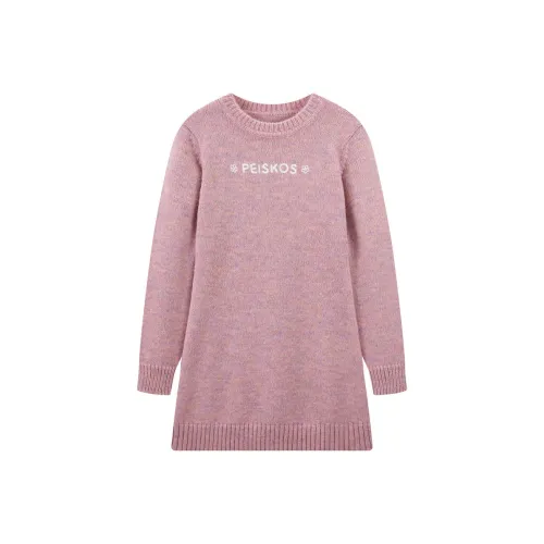 LEDIN Бархат Розовый Женские Длинные Платья с Рукавами