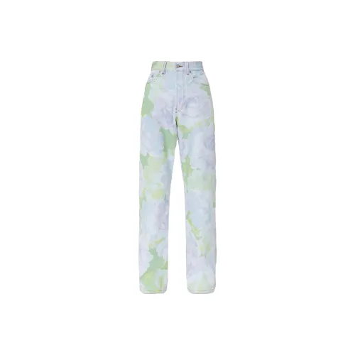 DRIES VAN NOTEN Синие Женские Джинсы