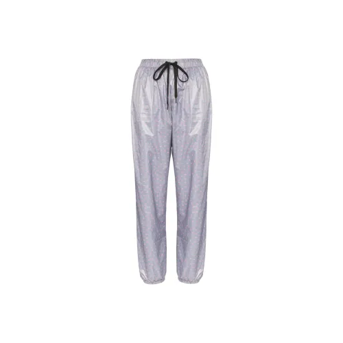 NATASHA ZINKO SS25 Вязаные спортивные брюки женские серые