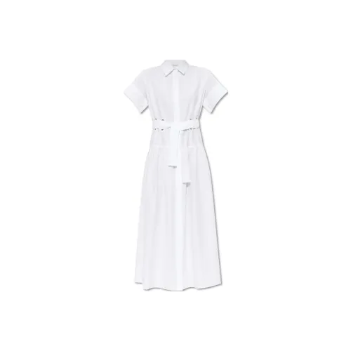 MaxMara Короткий рукав Платье Женское Белое