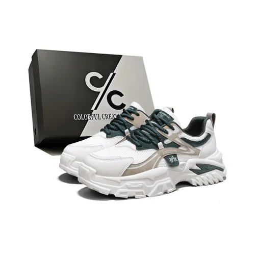 Colorful Creations визуально увеличивает рост устойчивый к истиранию легкий противоскользящий низкий топ кроссовки с подошвой мужские