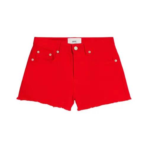 AMIPARIS FIVE Pockets Мини Шорты Повседневные шорты Женские Красный