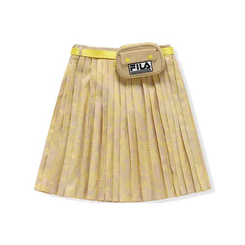 FILA FUSION FILA FUSION Hakusan l collaboration Collection Золотая Ночь Вишня Женские Повседневные Длинные Юбки