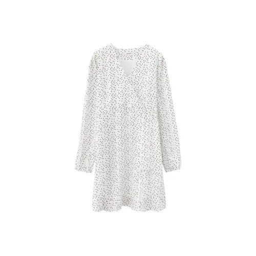 MOUSSY Женские Платья с Длинным Рукавом