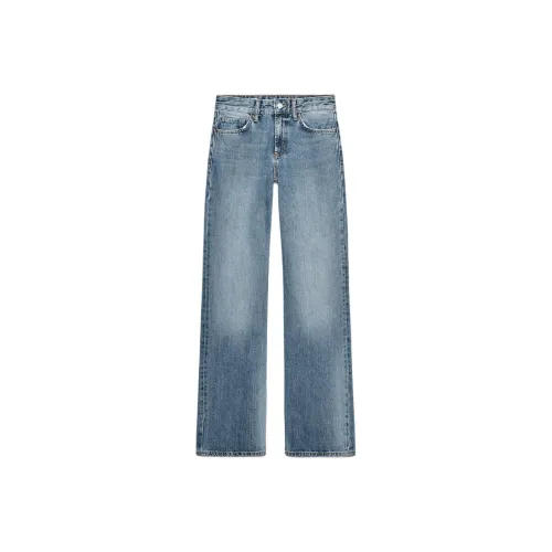 ZARA Синие Женские Джинсы