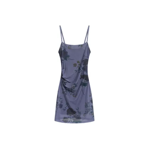 PASSCODIO Slip Платье Женское Фиолетовое