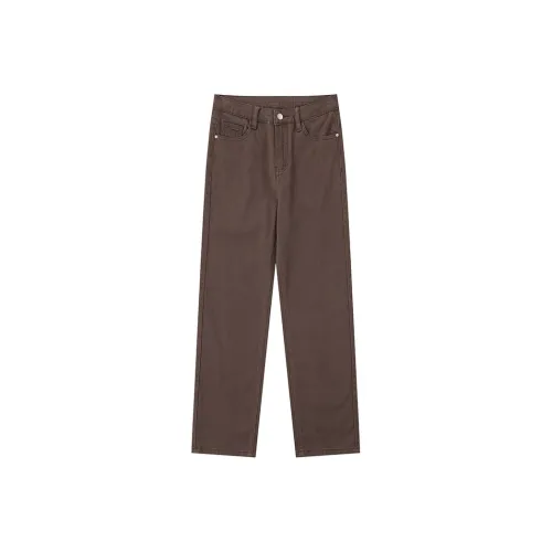 ZAZN Джинсы Женские Кокос Коричневый