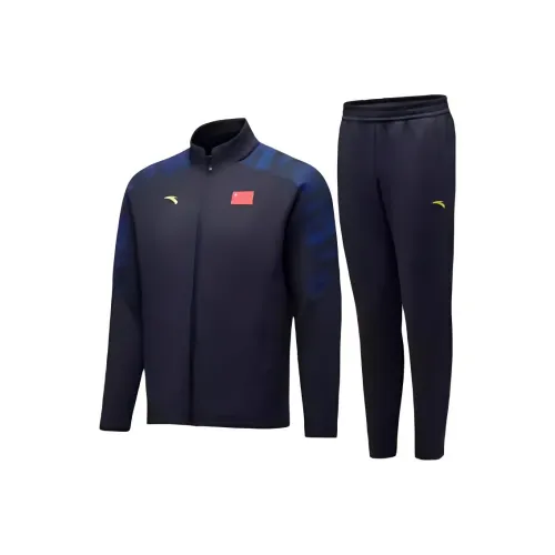 Anta Sports Life Collection Одежда Наборы Легендарный синий Женские Повседневные костюмы