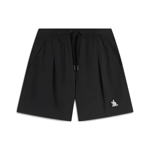 LiNing x Disney Повседневные шорты Женские Черные