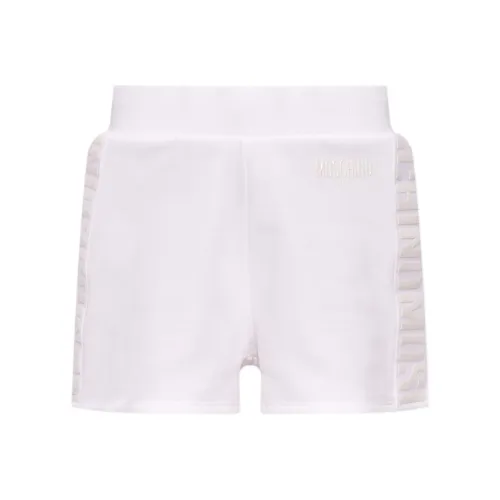 MOSCHINO Повседневные шорты Женские Белые