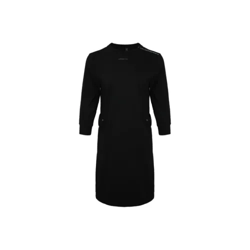 ADIDAS NEO W UT FT Платье Длинное с рукавами Платье Женское Черное