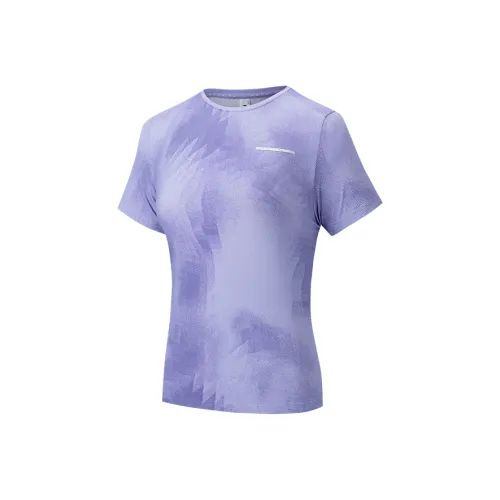 ANTA RUNNING Collection T-Shirt Женская Dusk Glow Фиолетовый С принтом по всей поверхности