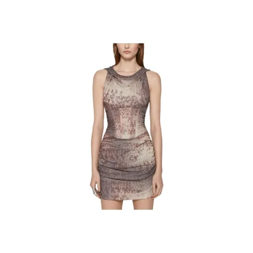 Misbhv Коричневые Женские Платья без рукавов