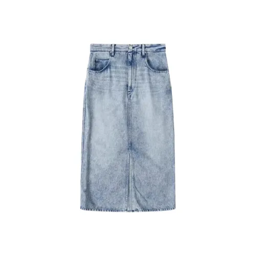ISABEL MARANT ETOILE Синие Женские Джинсовые Длинные Юбки