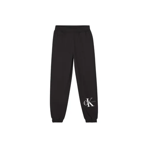 Calvin Klein Черные Женские Вязаные Спортивные Брюки