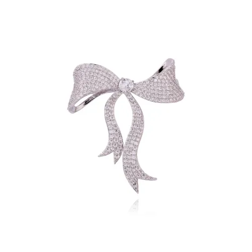 Фиолетовый сплав, женские броши