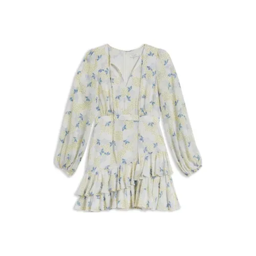 Ted Baker Небесно-голубой Женские Длинные Платья с Рукавами