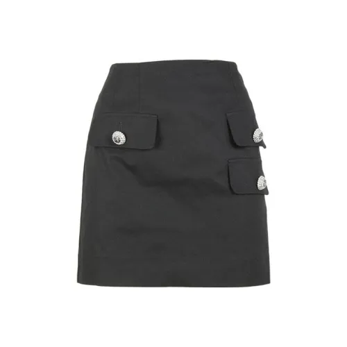 Blumarine Черная Женская Повседневная Короткая Юбка