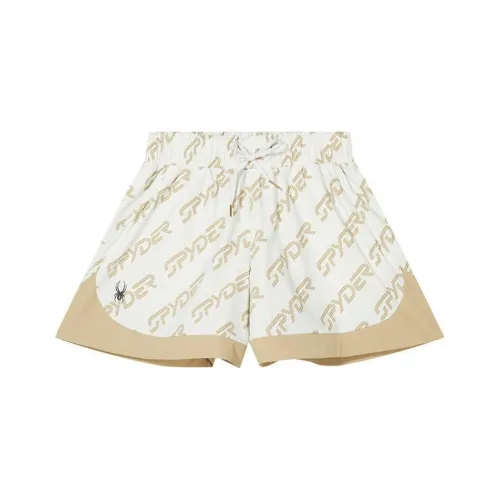 SPYDER Стиль Повседневные шорты Женские Бежевые