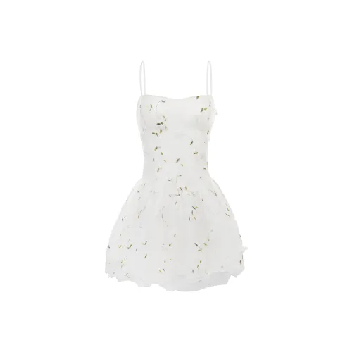 ORIASTAR Платье-комбинация Женское Белое