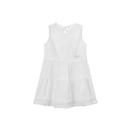 LEDIN Белые Женские Платья без рукавов