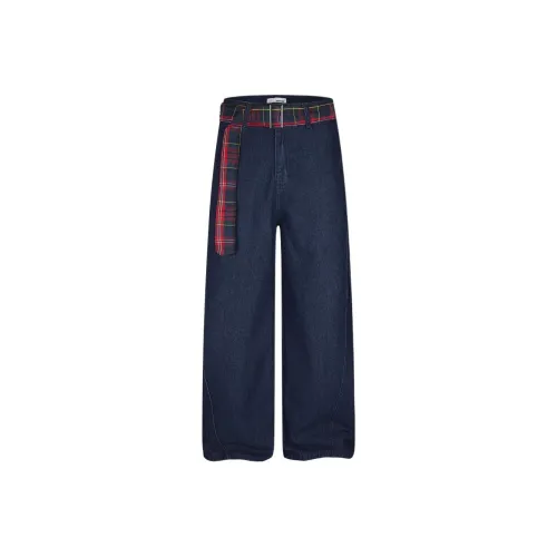 WAYHWEI Синие Женские Джинсы