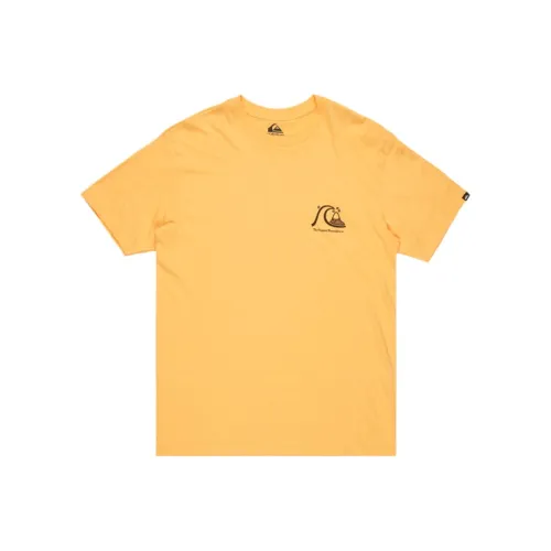 Quiksilver Желтые Мужские Футболки