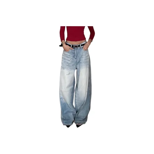 YEARNED Синие Женские Джинсы