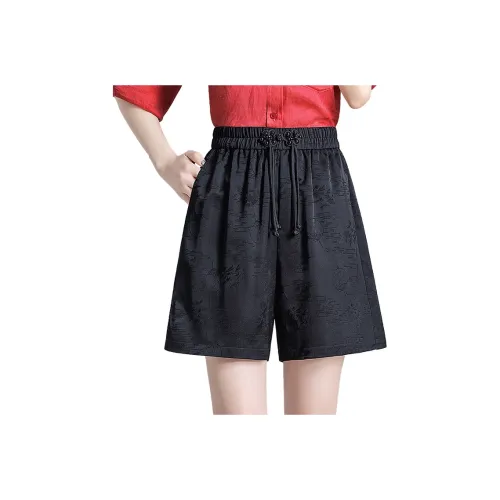 Cypress House Повседневные шорты Женские Черные