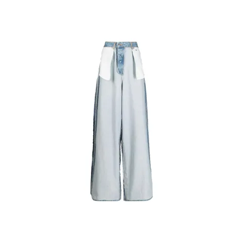 Vetements Светло-синие Женские Джинсы
