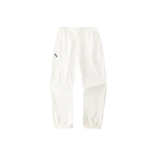 ANTA Life Collection Вязаные тренировочные брюки женские Cloud White