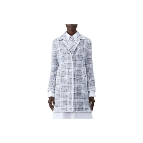 THOM BROWNE THOM BROWNE FW23 ранняя осенняя коллекция Серый Женские Длинные Платья с рукавами