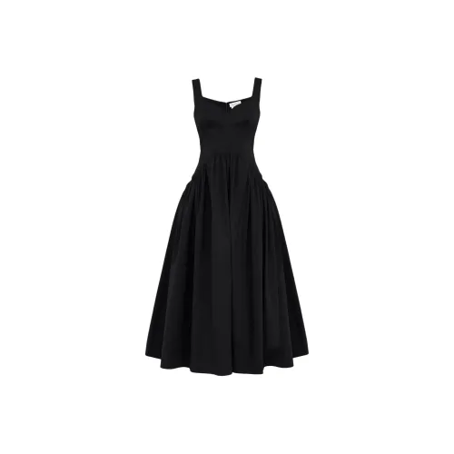 Alexander McQueen Черное Женское Платье без Рукавов