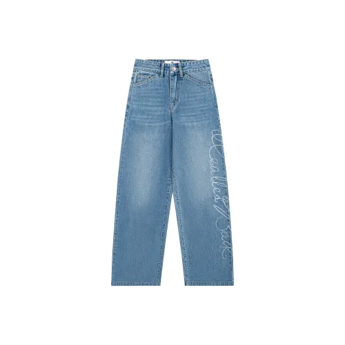 CALLED BACK Синие Женские Джинсы