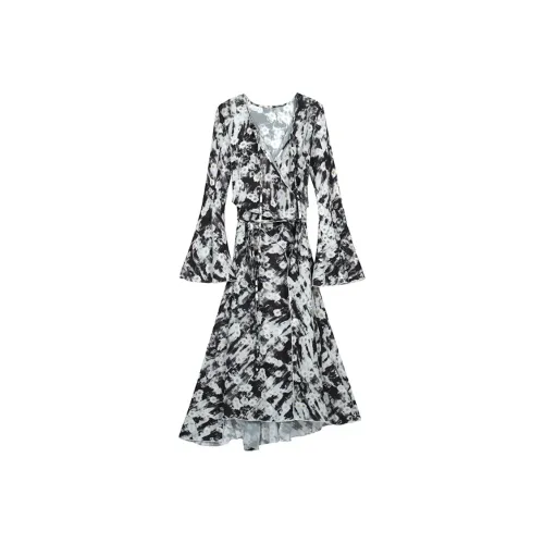 JOSR Длинное платье с длинными рукавами женское