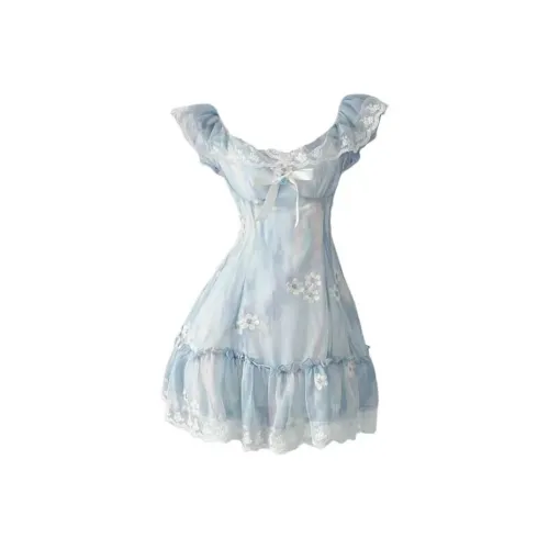 Lookinto Короткий рукав Платье Женское