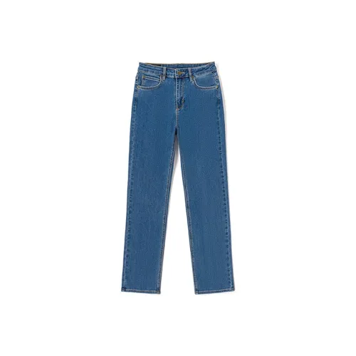 Lee Средне-голубые Женские Джинсы