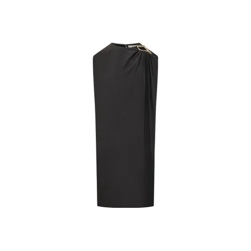 Lanvin Черные Женские Платья без рукавов