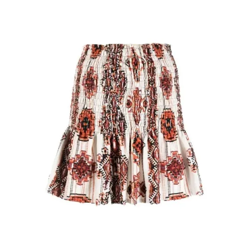 IRO NIGHT Коричневая Женская Повседневная Короткая Юбка