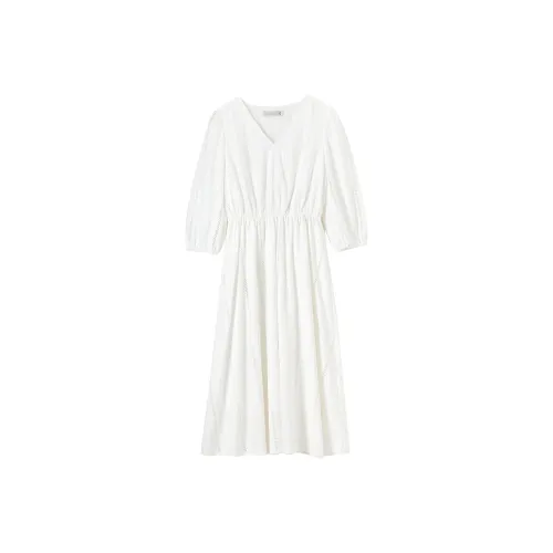 SENTUBILA Длинное платье с длинными рукавами женское