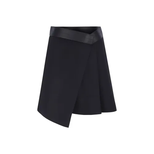 LOEWE SS22 Повседневные короткие юбки Женские Черный