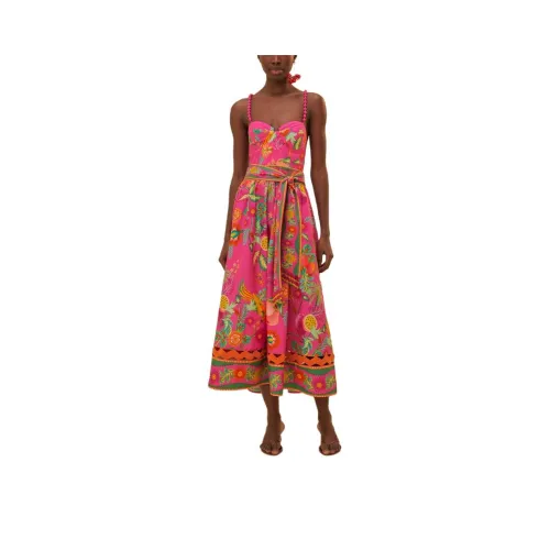 FARM Rio SS24 Slip Платье Женское Розовый