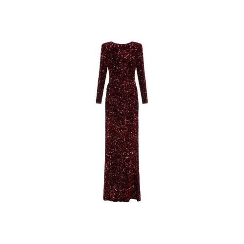 Elisabetta Franchi Red Женские Длинные Рукава Платья