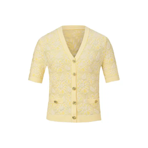 KARL LAGERFELD SS25 Трикотаж Женский Желтый