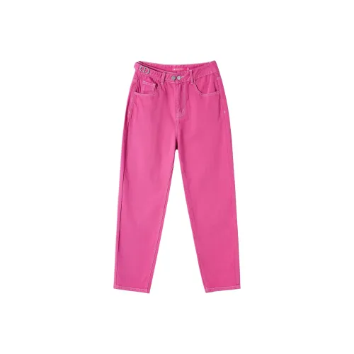 BETTERSAY Джинсы Женские Фуксия