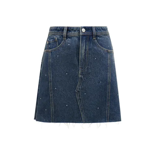 Only Женские джинсовые длинные юбки